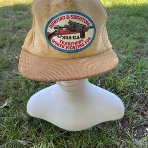 Vintage NRA Corduroy Trucker Hat